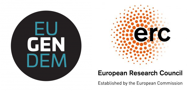 EuGenDem-hankkeen logo ja European Research Council -logo.