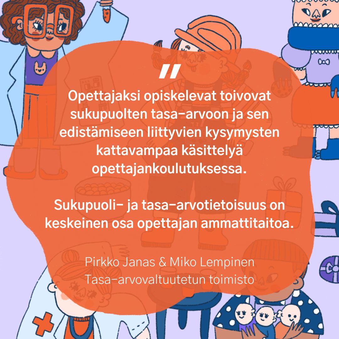 #TasaArvoVaalit: Sukupuoli- Ja Tasa-arvotietoisuus Opettajien ...