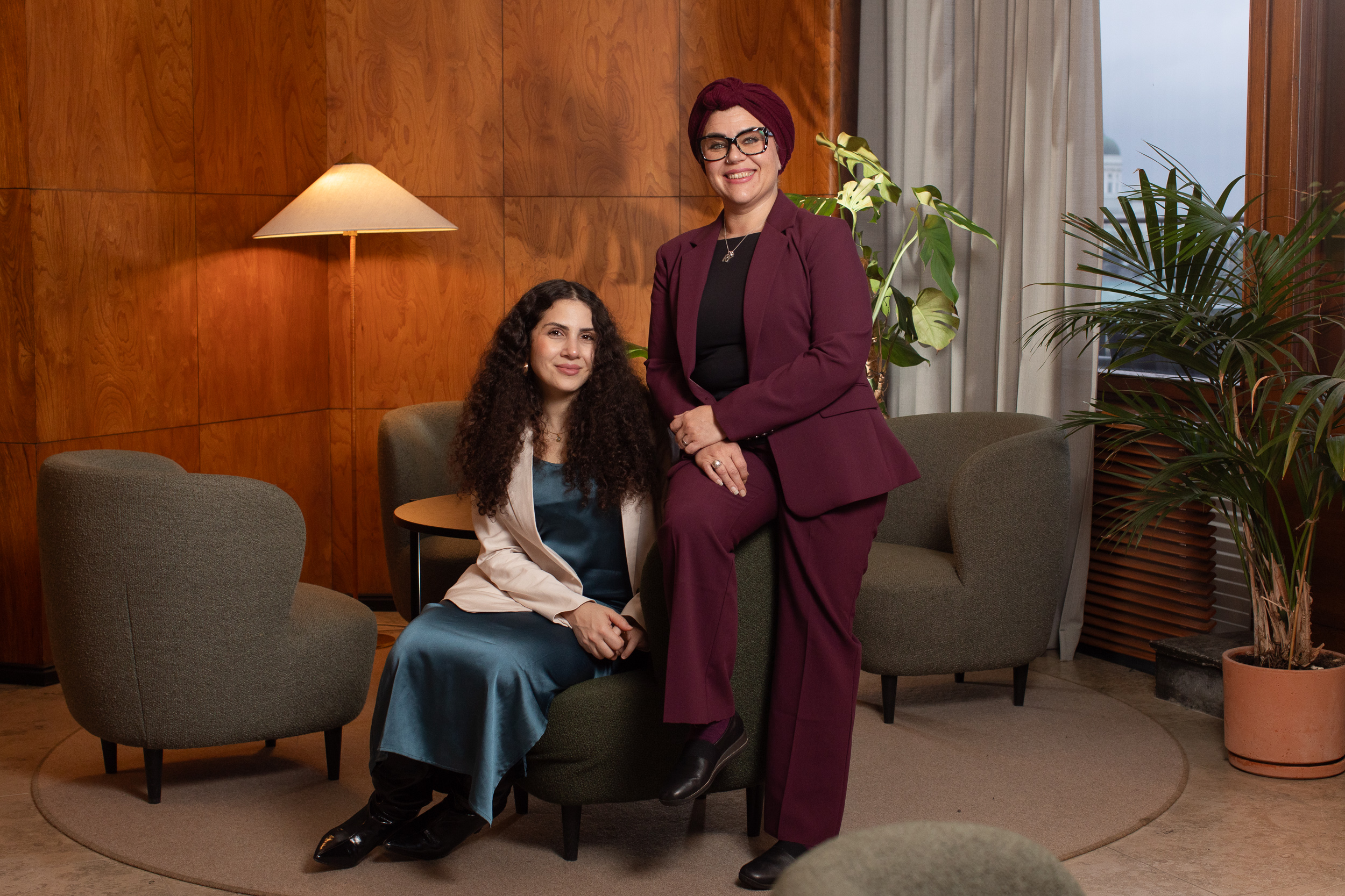 Sandra Tutah ja Yanika Wilen.