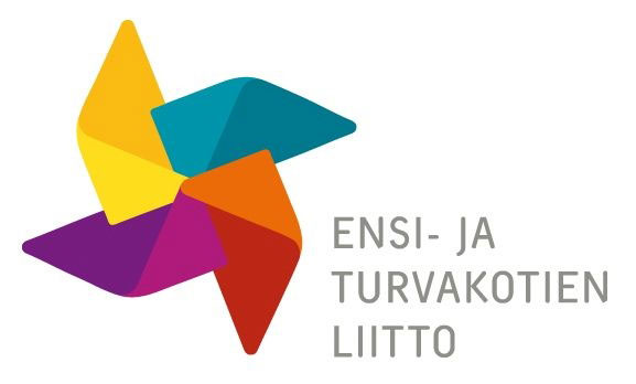 Ensi- ja turvakotien liitto logo.