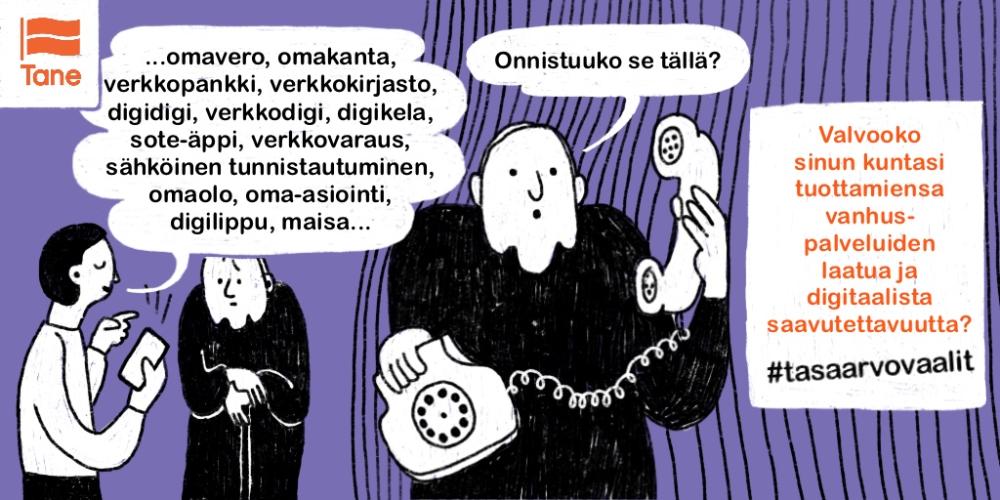 Valvooko sinun kuntasi tuottamiensa vanhuspalveluiden laatua ja digitaalista saavutettavuutta?